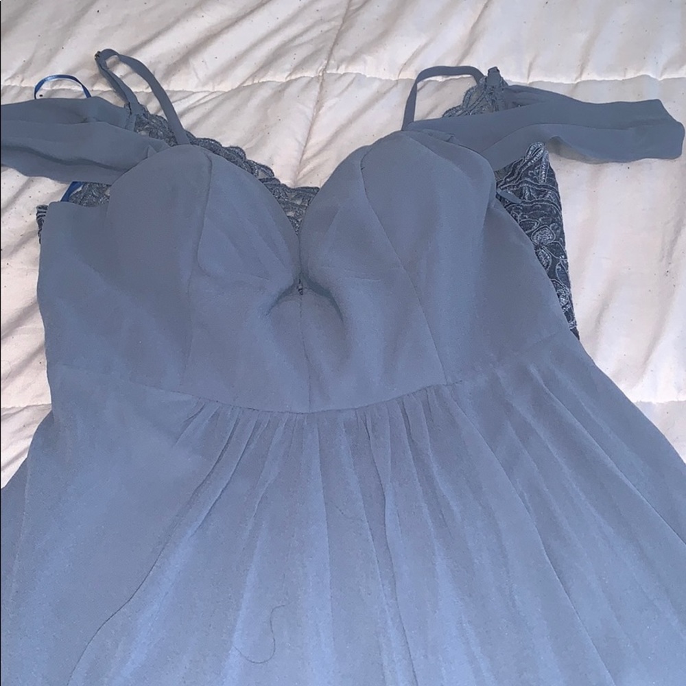 Blue maxi dress